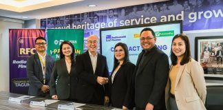 Palawan Group and Radiowealth Finance Strengthen Synergy to Serve More Filipino Communities From left: Frederick Paul P. Pajarillo, Head of Treasury (RFC); Jouela L. Traballo, Chief Financial Officer (RFC); Donald Francis Chiong, President & CEO (RFC); Lisa Castro-Sabado, Palawan Group Chief Business Development Officer (PGC); Emiliano S. Librea III, President & CEO (PalawanPay); and Missy C. Baldemor, Head of Palawan for Business