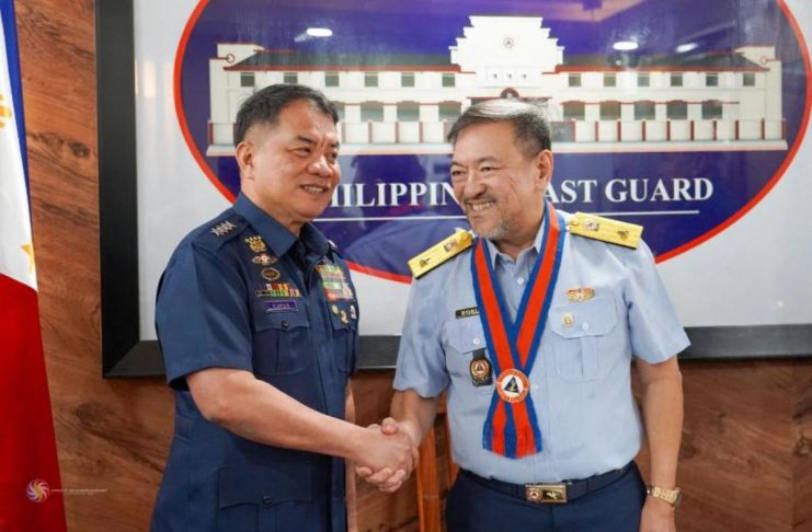PCG awards PCSO GM Robles With Auxiliary Merit Medal Philippine Coast Guard Admiral Ronnie Gil L. Gavan joins PCSO General Manager Melquiades “Mel” A. Robles after receiving the Philippine Coast Guard Auxiliary Merit Medal and Ribbon at PCG headquarters in Manila on September 24, 2026. The award recognizes Robles’s volunteerism, commitment to public service, and support for Coast Guard personnel.