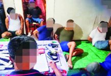 Police operatives inventory approximately 415 grams of suspected shabu confiscated from five arrested suspects in Barangay Cahaguichican, Pototan, Iloilo on Wednesday afternoon, Oct. 14, 2026. IPPO PHOTO