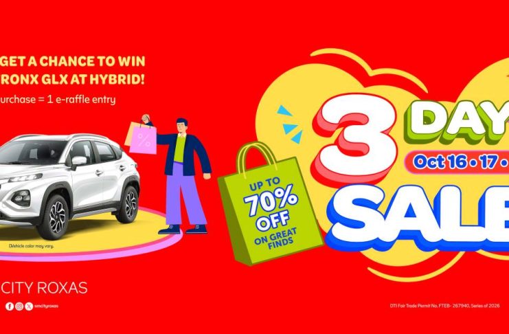 MAX OUT THE SAVINGS: SM CITY ROXAS BRINGS BACK #SM3DAYSALE THIS OCTOBER 16–18