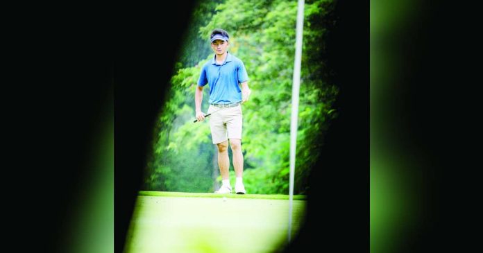 sports Lumbo copy_compressed_superimposed Jeffren Lumbo fires a spectacular eight-under-par 62, highlighted by five birdies over his final six holes, to seize a three-shot lead after the third round of the ICTSI Iloilo Golf Challenge at the Iloilo Golf and Country Club. ICTSI