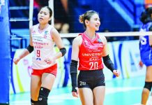 Janessa Buhay powers UE to 2026 V-League bronze medal with 27-point explosion The University of the East Lady Warriors celebrate their bronze-medal finish in the 2026 V-League Collegiate Challenge after sweeping Arellano University in the battle for third place. V-LEAGUE