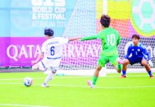FIFA U15 WORLD CUP: Caligdong strikes as PH U15 booters bag 3rd win Ilonggo striker Nathan Caligdong scores his third goal of the tournament as the Philippine Under-15 men’s national football team defeats Macau, 2-0, for its third consecutive victory in the FIFA U15 World Cup and Festival in Baku, Azerbaijan. PFF