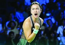 Alexandra Eala powers into the round of 16 of the Ningbo Open in China after demolishing France’s Diane Parry, 6-3, 6-1, in their opening-round encounter. AFP