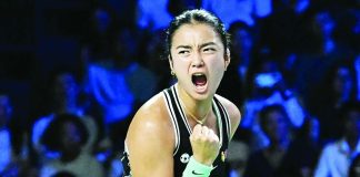 Alexandra Eala powers into the round of 16 of the Ningbo Open in China after demolishing France’s Diane Parry, 6-3, 6-1, in their opening-round encounter. AFP