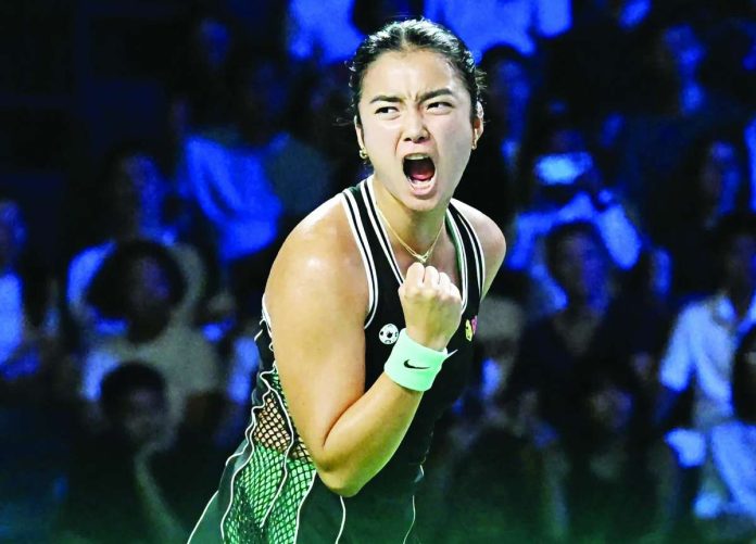 sports_Eala_compressed_resized Alexandra Eala powers into the round of 16 of the Ningbo Open in China after demolishing France’s Diane Parry, 6-3, 6-1, in their opening-round encounter. AFP