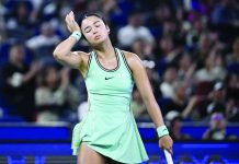 Alexandra Eala suffered a stunning opening-match defeat to China's world No. 217 Shi Han at the 2026 Wuhan Open. AFP
