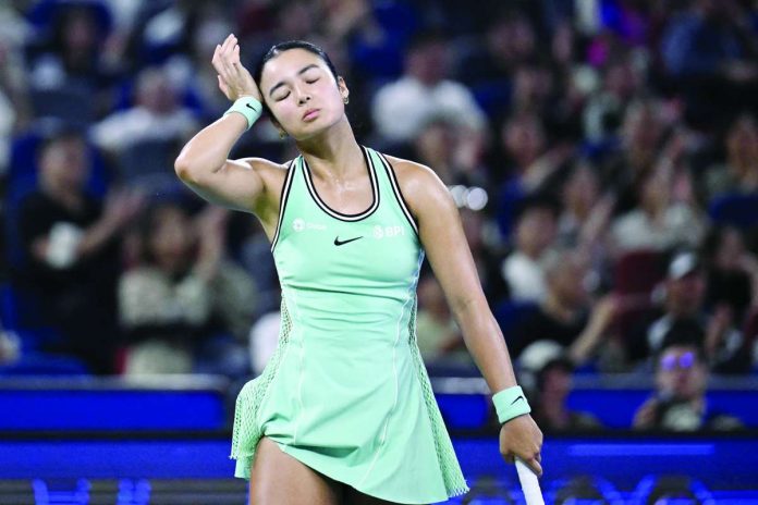 sports_Eala_compressed_resized Alexandra Eala suffered a stunning opening-match defeat to China's world No. 217 Shi Han at the 2026 Wuhan Open. AFP