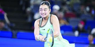 Alexandra Eala’s Ningbo Open campaign ended in the Round of 16 following a 7-5, 6-4 defeat to sixth-seeded Russian Diana Schnaider. AFP
