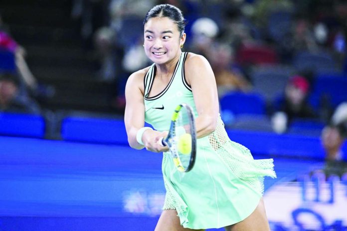 sports_Eala_copy_compressed_resized Alexandra Eala’s Ningbo Open campaign ended in the Round of 16 following a 7-5, 6-4 defeat to sixth-seeded Russian Diana Schnaider. AFP