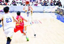 Hotshots bags Group B top seed, sets quarters clash vs Tropang 5G Javi Gomez de Liaño drained six three-pointers and finished with 19 points to power Magnolia Chicken Timplados Hotshots past Rain or Shine Elasto Painters, 107-103, and secure the top seed in Group B of the PBA Governors’ Cup. PBA