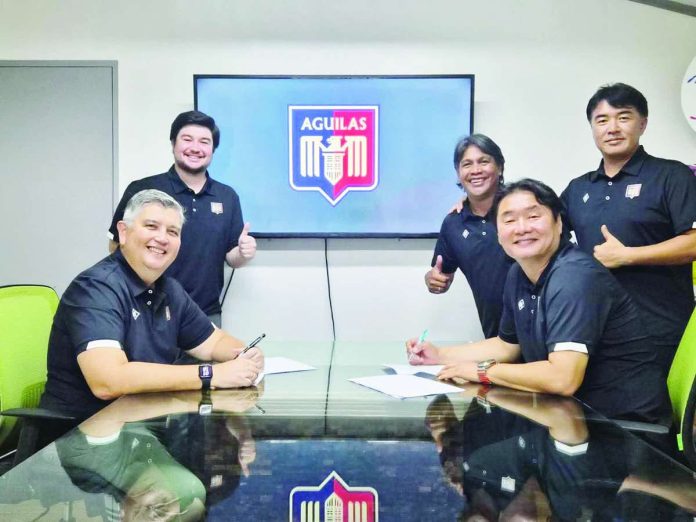 sports_Jang_compressed_resized South Korean coach Jang Min Seok has assumed the chairmanship of Aguilas UMAK FC while retaining his role as head coach, giving him broader authority over the club’s long-term football program. CONTRIBUTED PHOTO
