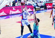 Road Warriors, Tropang 5G move one win away from PBA semifinals NLEX Road Warriors guard Robert Bolick Jr. soars for an inside conversion against the Phoenix Fuel Masters during their PBA Season 50 Governors’ Cup quarterfinal clash. PBA Photo
