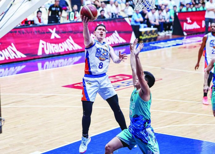 NLEX Road Warriors guard Robert Bolick Jr. soars for an inside conversion against the Phoenix Fuel Masters during their PBA Season 50 Governors’ Cup quarterfinal clash. PBA Photo
