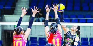 Brooke Van Sickle delivers an impressive comeback performance, powering the Nxled Chameleons to a straight-sets victory over the PLDT High Speed Hitters in their PVL All-Filipino Conference opener. PVL
