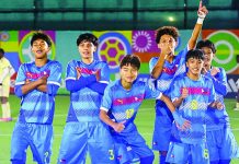 PH ends World Cup U-15 group stage on high note Members of the Philippine Under-15 Men’s National Football Team celebrate their emphatic 8-1 victory over Curacao in the FIFA U15 World Cup and Festival in Baku, Azerbaijan. PFF