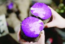 Ube is offered for sale at the Balintawak Market in Quezon City. The Department of Agriculture says 10 ube varieties have been identified for large-scale production. JESSICA BARTOLOME/ GMA NEWS FILE PHOTO